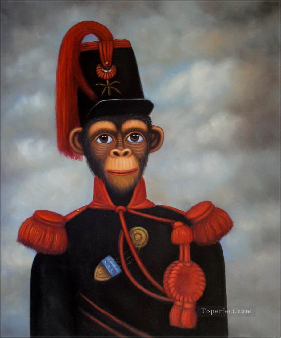 monkey captain Oil Paintings